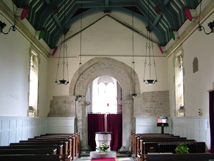 church interior roof